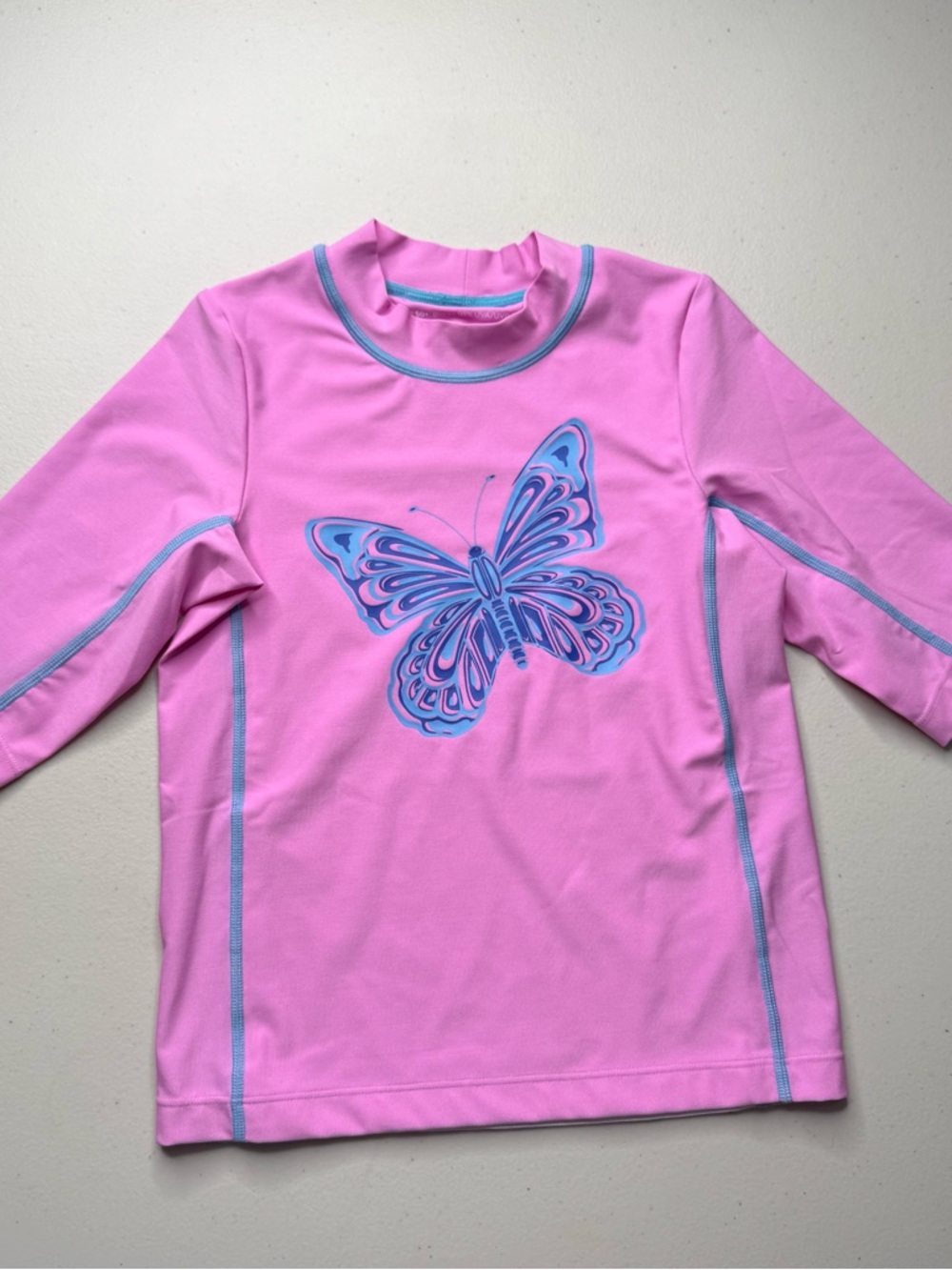 New without tags Coolibar Kids Sandshark Short Sleeve Surf Shirt Small UPF 50+